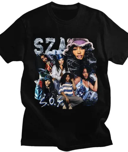 SZA SOS Album Print T Shirt 