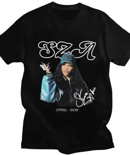 Rapper SZA CTRL X SOS Album Print T shirt